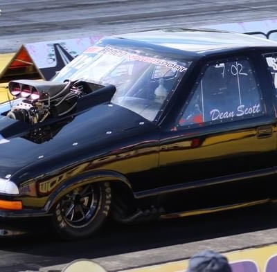 Dean Scott top qualified for the 1st Auto Parts Wild Bunch Challenge, in his S10 truck, with a 6.988. 13 Feb 2021. Meremere Dragway. Photo by Fast-az-Photos