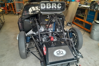 Rod Benjes. 1967 Mustang powered by a 526 TFX