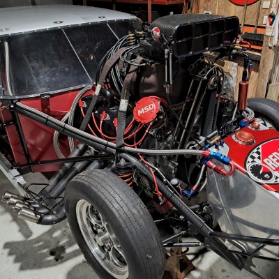 Jim Carroll. 511 cubic inch Brad Anderson powered 1968 Camaro.