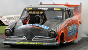 Wayne Yearbury. 1953 Studebaker. 2009 Champion.<br>[Photo by Ian Rainbow]